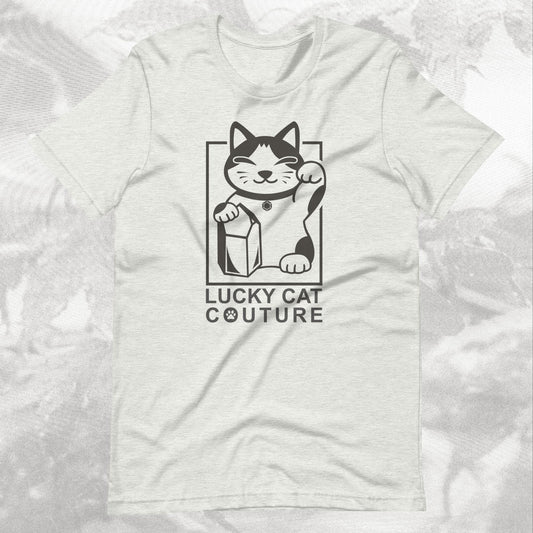Ash Grey Lucky Cat Couture Tee